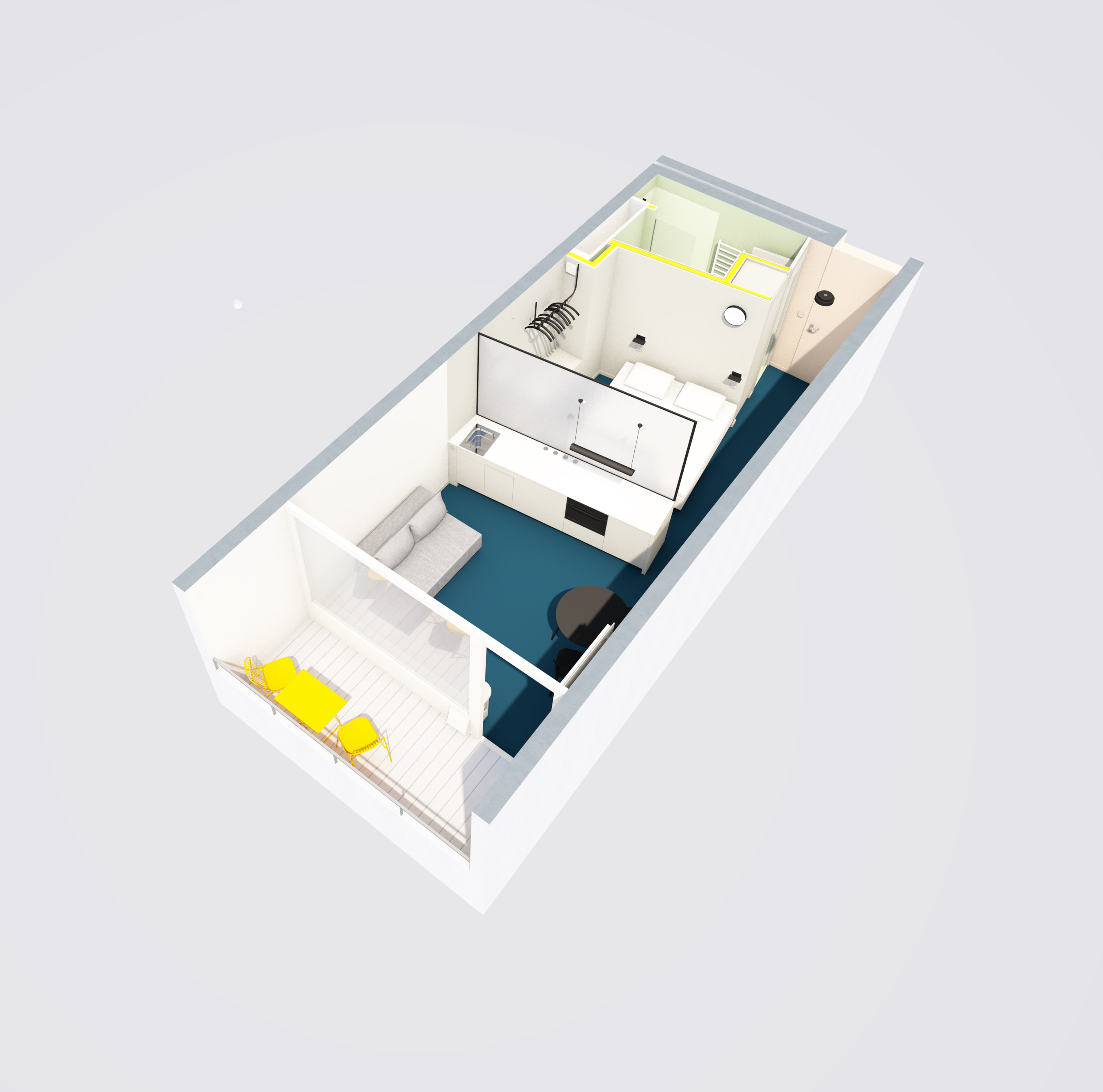 Umbau Tiny Apartment, Allgäu (D) 2023-2024